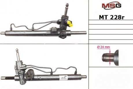 Рульова рейка з ГПК MITSUBISHI LANCER 00-09 RHD MSG MT228R (фото 1)
