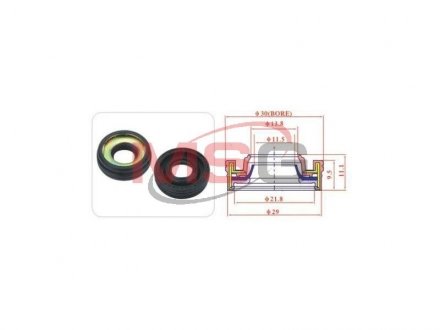 Фото автозапчасти сальник компрессора кондиционера DENSO 7SBU16C MSG OS80052