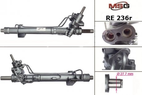 Фото автозапчасти рульова рейка з ГПК RENAULT LAGUNA 01-07 MSG RE236R