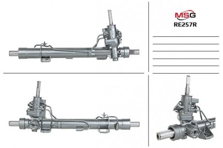 Фото автозапчасти рульова рейка з ГПК відновлена Renault Espace 02-15 MSG RE257R