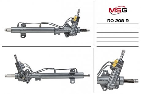 Фото автозапчасти рульова рейка з ГПК ROVER Montego 1984-1995,ROVER Austin Maestro 1988-1995 MSG RO208R