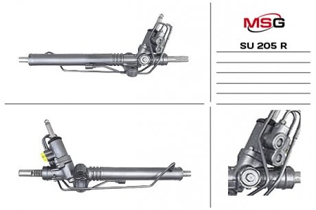 Рульова рейка з ГПК відновлена Subaru Legacy 03-09 MSG SU205R