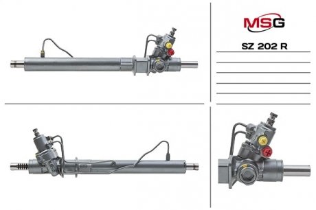 Фото автозапчастини рульова рейка з ГПК відновлена Suzuki Grand Vitara 98-05 MSG SZ202R