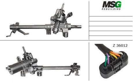 Фото автозапчасти рульова рейка з ЕПК SUZUKI SWIFT 2004-2010,OPEL AGILA B 2008-,SUZUKI SPLASH 2008- MSG SZ403.NLF0.R