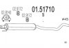 Фото автозапчастини середня частина вихлопної системи (Резонатор) MTS 01.51710 (фото 1)