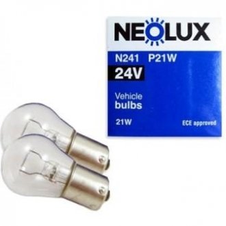 Лампа P21/5W 24V NEOLUX N241