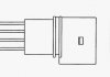 Кислородный датчик (количество проводов 5, 250мм) AUDI A2 1.4 02.00-08.05 NGK 1825 (фото 1)