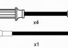 Фото автозапчасти комплект проводов зажигания. NGK 8268 (фото 2)