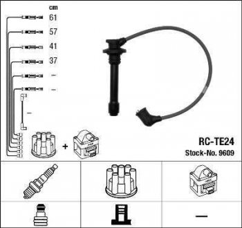 Комплект кабелів високовольтних NGK 9609 RC-TE24
