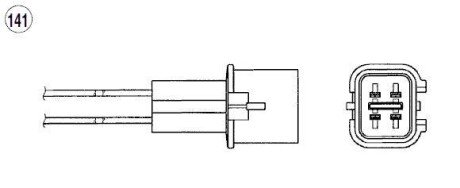 Фото автозапчасти лямбда-зонд NGK 97059