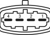 Датчик тиску у впускному колекторі (4 pin) HYUNDAI ACCENT, ACCENT I 1.5 10.95-01.00 NGK 97765 (фото 2)