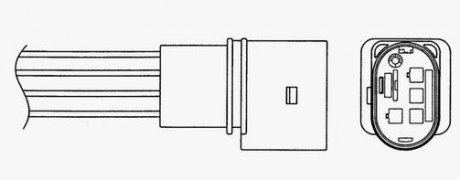 Фото автозапчастини комплект для лямбда-зонда NGK LZA11V1