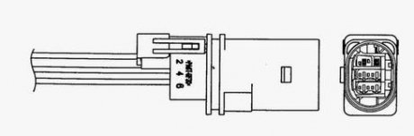 Фото автозапчасти лямбда-зонд NGK LZA15A1