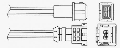 Фото автозапчастини лямбда-зонд NGK OTA4N5A1