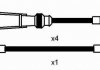 Фото автозапчастини високовольтні дроти (набір) NGK RCVW219 (фото 2)