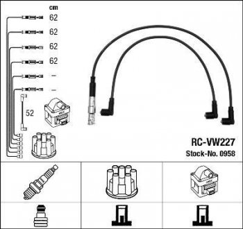 Электрические системы NGK RCVW227 (фото 1)