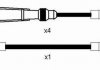 Комплект кабелів високовольтних NGK RCVW902 (фото 2)