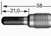 Фото автозапчастини свічка розжарювання NGK Y207T (фото 1)