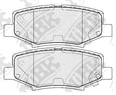 Фото автозапчасти колодки задние c2007-- Wrangler,Grand Cherokee,Liberty,Nitro NiBK PN0497