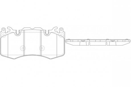 Фото автозапчасти колодки передние Range Rover, Defender NEW NiBK PN0567