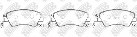 Фото автозапчасти колодки тормозные NiBK PN0772