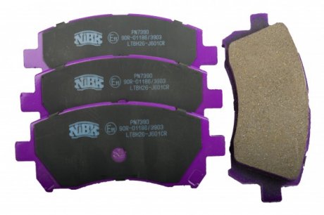 Колодки гальмівні дискові NiBK PN7390 (фото 1)