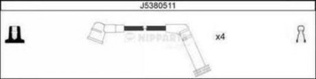 Комплект кабелей зажигания NIPPARTS J5380511 (фото 1)