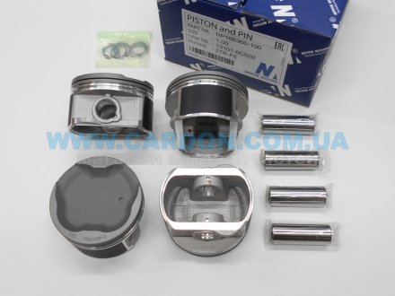 Фото автозапчасти поршни +1.00mm (к-кт на мотор) 2TR-FE 2,7L Toyota Land Cruiser Prado, 4runner, Fortuner NIPPON NP166360100