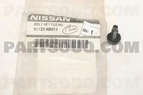 Фото автозапчасти болт кріплення NISSAN 01125N6011