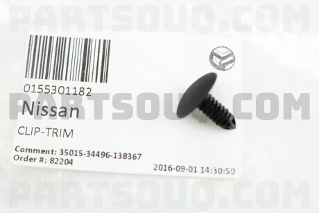 Фото автозапчастини klammer NISSAN 0155301182