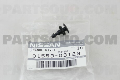 Фото автозапчасти клипса крепежная NISSAN 0155303123