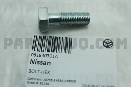 Фото автозапчасти schraube NISSAN 081840301A