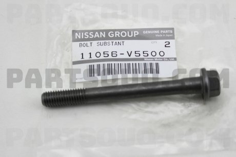 Фото автозапчастини болт крепления гбц NISSAN 11056V5500