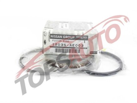 Фото автозапчасти кольца поршневые OS=0.20mm (к-кт на мотор) QR20DE, QR25DE NISSAN 12035AE003 (фото 1)