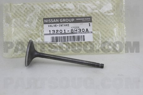 Клапан впускний NISSAN 132018H30A