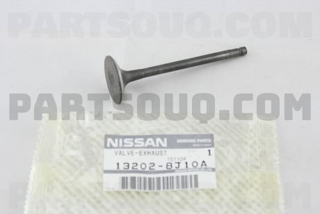 Клапан выпускной NISSAN 132028J10A