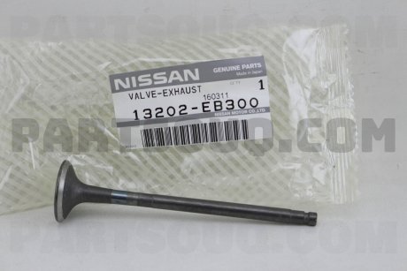 Фото автозапчасти клапан випускний NISSAN 13202EB300