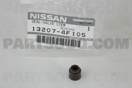 Фото автозапчасти сальник клапана NISSAN 132074F105