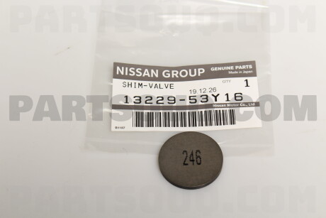 Фото автозапчастини шайба регулировки клапана 2,46mm NISSAN 1322953Y16