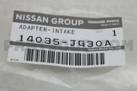 Прокладка впускного коллектора NISSAN 14035JG30A (фото 1)