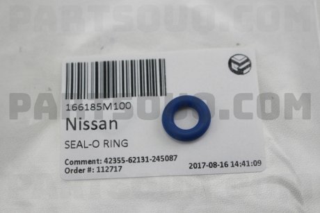 Кольцо уплотнительное NISSAN 166185M100 (фото 1)