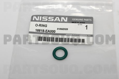 Фото автозапчасти кольцо уплотнительное NISSAN 16618EA000