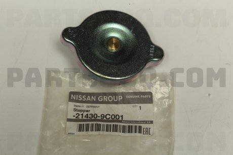 Кришка радіатора NISSAN 214309C001 (фото 1)