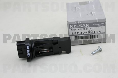 Фото автозапчасти датчик расхода воздуха NISSAN 22680-6N11A