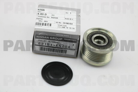 Фото автозапчасти шків генератора NISSAN 23151EN20A