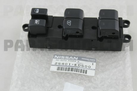 Фото автозапчастини switch assy-power window,main NISSAN 25401ED500