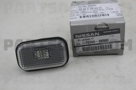 Фото автозапчасти ліхтар, показник повороту NISSAN 261600X000