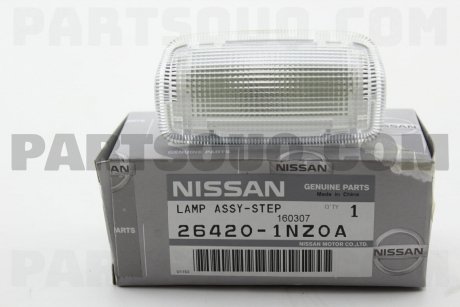 Фото автозапчастини фонарь подсветкиlamp assy-door NISSAN 264201NZ0A