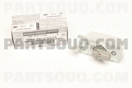 Фото автозапчасти фонарь подсветки номера NISSAN 26510CD00A