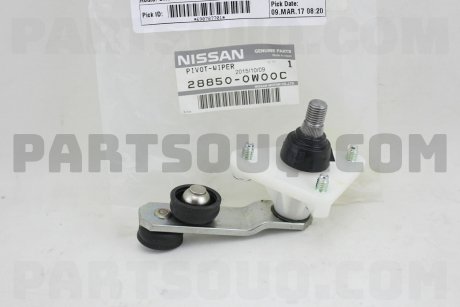 Фото автозапчасти ось стеклоочистителя переднего правого NISSAN 288500W00C